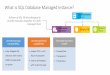 Azure SQL Database Managed Instance Series - Extern… · Stretch Database. A Full-blown PaaS Offering Managed instance is a flavor of SQL DB that inherits the PaaS features •Provisioning