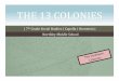 The 13 Colonies - pdsd.org€¦ · Colonies • Closure: White Board Activity. DAILY LEARNING OBJECTIVE. ESSENTIAL QUESTION. WARM UP • Write as many of the 13 colonies as ... Microsoft