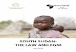 SOUTH SUDAN: THE LAW AND FGM - 28 Too Many...3 perform their functions and duties, unless new actions are taken in accordance with the provisions of this Constitution. [In South Sudan,