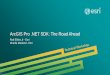 ArcGIS Pro .NET SDK: The Road Ahead · ArcGIS Pro .NET SDK: The Road Ahead • This is the new .Net SDK for the ArcGIS Pro Application -Component of a larger SDK for ArcGIS Pro that