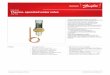   Data sheet Thermo. operated water valve AVTAData sheet Thermo. operated water valve AVTA © Danfoss | DCS (jmn) | 2016.04 IC.PD.500.D4.22 | 520B7244 | 1 Thermo. operated water valves