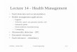 Lecture 14 - Health Management - Stanford Universityweb.stanford.edu/class/archive/ee/ee392m/ee392m.1034/Lecture14_… · Lecture 14 - Health Management • Fault detection and accommodation