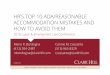 HR’S TOP 10 ADA/REASONABLE ACCOMMODATION MISTAKES AND HOW ... · HR’S TOP 10 ADA/REASONABLE ACCOMMODATION MISTAKES AND HOW TO AVOID THEM 2016 Labor & Employment Law Conference