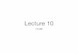 Lecture 10 - Mathematicsmath.mit.edu/~stoopn/18.086/Lecture10-11.pdf · Nonlinear transport & conservation laws • A more famous example of issues with characteristics is the Riemann