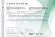 CERTIFICATE - eaeaydinlatma.com · The product and any acceptable variation thereto is specified in the Annex to this certificate and the documents therein referred to. DEKRAhereby
