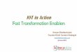 IOT in ActionDemand... · 2016-11-25 · IOT in Action Fast Transformation Enablers Sravani Bhattacharjee Founder/Chief Content Strategist sravani@irecamedia.com @sravani2015