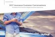2017 Insurance Customer Conversations - Eptica · 2018-09-17 · social media and chat. Building on studies carried out since 2011, ... boosting engagement, efficiency and the bottom