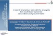 A semi-analytical sensitivity analysis for multibody ... · A semi-analytical sensitivity analysis for multibody systems described using Level Sets E. Tromme 1, ... Mass minimization