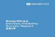 SmartDraw DevOps Visibility Survey Report 2019 · DevOps visibility. Enterprises in the middle in terms of their DevOps or real- ... Enabling upper management and others to request