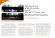 Wetlands and Golf Courses - RecordWetlands and Golf Courses Innovative research demonstrates ... diversity boon for amphibians and some reptiles. Seasonal wetlands represent ideal