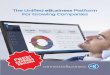 The Unified eBusiness Platform For Growing Companies · 2019-03-29 · E-COMMERCE 3% SYSTEMS UNDECIDED of B2B Distributors & Manufacturers plan on moving to unified solution to improve