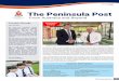 The Peninsula Post · The Peninsula Post From Australia and Beyond The Peninsula Post 1 Mr Alan James of VCAA Melbourne Victoria and Clive Rogers, Principal of Peninsula International