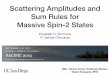 Scattering Amplitudes and Sum Rules for Massive Spin-2 States• A compactiﬁed 5D theory of gravity, therefore, can provide the states needed for the 4D massive KK spin-2 modes