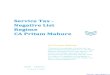 Service Tax - Negative List Regime CA Pritam Mahure · CA Pritam Mahure This book is a compilation of key Service Tax Legal provisions (as applicable from 1 July 2012). Relevant amendments