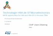 Technologie H9A de STMicroelectronics - CMP: Circuits Multi … · 2018-02-02 · Technologie H9A de STMicroelectronics MPW opportunities for H9A and H9A-EH in Rousset Site ... •BACKUP