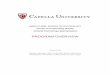PROGRAM OVERVIEW - Capella University · profession in all interactions related to academic and professional training with faculty, staff, administrators, students, practicum and