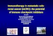 Immunotherapy in metastatic colo- rectal cancer (mCRC ...cpo-media.net/ECP/2019/Congress-Presentations/16/MSI TA Nice.pdf · 3 Bevacizumab Overall Survival) BSC 5-FU 30 Irinotecan