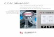 COMBIMASS - Bindergroup · 2019-05-15 · Thermal dispersion gas flow meter, for operation in EX-zone 2, hot tapping unit (option), display (option) COMBIMASS® eco for gas from sludge