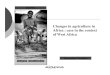 Changes in agriculture in Africa : case in the context of ... ¢Œ Cultivation of food crops (cereal crops,