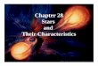 Chapter 28 stars started 11.14.13.ppt 28... · infrared and radio telescopes – so we can hear it buzzing through radiowaves). Spectral Analysis • We can’t always get a sample