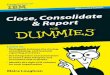 your closing, consolidating, and reporting process is key!572-3205. For details on how to create a custom For Dummies book for your business or organization, contact bizdev@wiley.com
