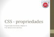 CSS - propriedades CSS-Propriedades Continua£§££o Propriedades das Bordas ¢â‚¬¢ border-bottom: Oferece