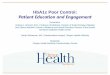 HbA1c Poor Control: Patient Education and Engagement · 2020-03-05 · HbA1c Poor Control: Patient Education and Engagement Presenters: Andrew J. Ahmann M.D., Professor of Medicine,