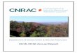 2015-2016 Annual Report - DCNR Homepage · Drawing upon the diversity of experiences and perspectives of its appointed citizen members, ... CNRAC only held three regular business