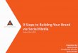 9 Steps to Building Your Brand via Social Media · 9 Steps to Building Your Brand via Social Media September 2014 Presented by: @KentjLewis President & Founder @AnvilMedia