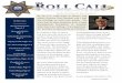 FROM THE DESK OF JIM HAMMOND · 4 The Roll Call, May 31st, 2016 THE ROLL CALL IS PUBLISHED EXCLUSIVELY FROM THE HAMILTON COUNTY SHERIFF’S OFFICE bringing together some of Nashville’s