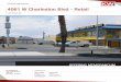 4061 W Charleston Blvd - Retail€¦ · Limited Commercial District (C-1) MARKET: Retail PRICE / SF: $158.73 PROPERTY OVERVIEW For sale or for lease. Retail strip mall center. Stand-alone