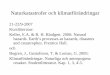 Naturkatastrofer och klimatförändringarweb.abo.fi/fc/opu/amne/geogr/material-amnes/Ralf...Naturkatastrofer och klimatförändringar 21-22/9-2007 Kurslitteratur: Keller, E.A. & R