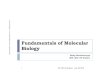 Fundamentals of Molecular Biology - COnnecting …References 1. J. Setubal and J. Meidanis, Introduction to Computational Molecular Biology, PWS publishing company,Boston,1999. 2