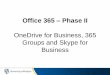 Office 365 OneDrive - University of Windsor · 2020-05-29 · • Office 365 Groups • Skype for Business • How to get help. Office 365. ... • Integrates with Windows Explorer