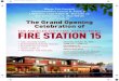 The Grand Opening Celebration of FIRE - Communities | USC · The Grand Opening Celebration of FIRE LOS ANGELES CITY FIRE DEPARTMENTSTATION 15 Saturday, October 10, 2015 11:00 a.m