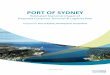 PORT OF SYDNEY · Port of Sydney Economic Impact of Proposed Container Terminal & Logistics Park 1 1 Background This section examines the ongoing operations and activities, as well