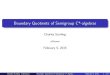 Boundary Quotients of Semigroup C*- · PDF file Inverse Semigroups Many C*-algebras of interest are generated by aninverse semigroup of ... {Sz ep products of semigroups and their