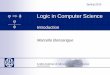 A calculus for component oriented programmingliacs.leidenuniv.nl/~bonsanguemm/Logic/logic_1.pdf · Algebraic Logic Leibniz's dream (1680): combining symbolic logic, mathematics and