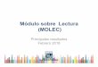 Módulo sobre Lectura (MOLEC) - INEGI...Distribución porcentual de la población de 18 y más años lectora de materiales de MOLEC, según comprensión auto reportada de la lectura
