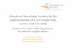 Structured knowledge transfer for the implementation of a ...inkt10.innovationkt.org/presentations/Session A/Inkt10-020_Lehner.pdf · Lusíada de Vila Nova de Famalicão, Famalicão,