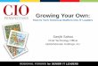 Growing Your Own - Aventri · Growing Your Own: How to Turn Technical Staffers into IT Leaders ... Attract talent to work for a small one room start-up Retain talented people with