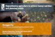 Repositioning agriculture to achieve human nutrition and ... · What Compact2025 does Assists countries to refine and implement their road maps for action toward ending hunger and