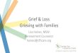 Grief & Loss Grieving with Families - Beacon Health System...The mindful path to self-compassion: Freeing yourself from destructive thoughts and emotions. Guildford Press •Neff,