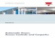 Automatic Doors, Access Controls and Carparks · 2016-04-14 · Doors & Access controls 4 CARLO GAVAZZI Automation Components. Specifications are subject to change without notice