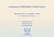 Summary of MODARIA II WG1 Status - Pages - GNSSN Home Documents/MODARIA II… · –Presentation by Daria Koliabina on “Update on the Zapadnoe Mill Tailings Site Case Study”