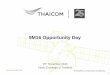 9M16 Opportunity Day€¦ · Thailand’s IPM and Lao PDR’s Infosat-Laos started commercializing services on TC8 Broadband business highlights India’s Antrix signed a new two-year