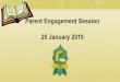 Parent Engagement Session 25 January 2019 Parents/Parents... · •Integrated secondary and JC education where secondary school students proceed to JC without taking the ‘O’ Level