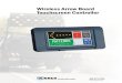 Wireless Arrow Board Touchscreen Controller...800-972-0755 . Wireless Arrow Board Touchscreen Controller © 2015 Wanco Inc