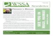 January, 2020 Newsletter - Weed Science Society of Americawssa.net/wp-content/uploads/WSSA-January-2020-Newsletter... · 2020-01-20 · 7 WSSA Newsletter January, 2020 CALENDAR OF