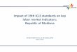 Impact of 19th ICLS standards on key labor market indicators: Republic of Moldova · 2018-11-21 · Impact of 19th ICLS standards on key labor market indicators: Republic of Moldova